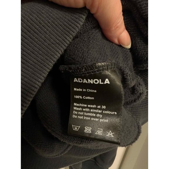 Adanola sport sweatshirt midnight blue sz Small - Picture 5 of 6